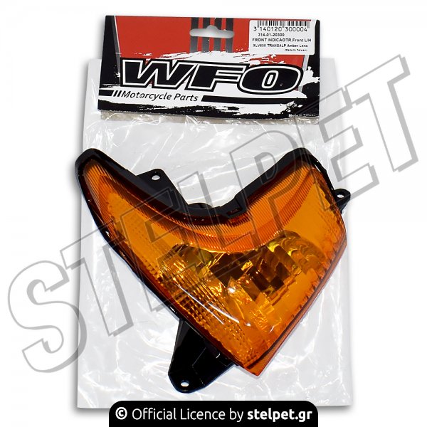 Φλας εμπρός Honda Transalp 650 αριστερό πορτοκαλί WFO